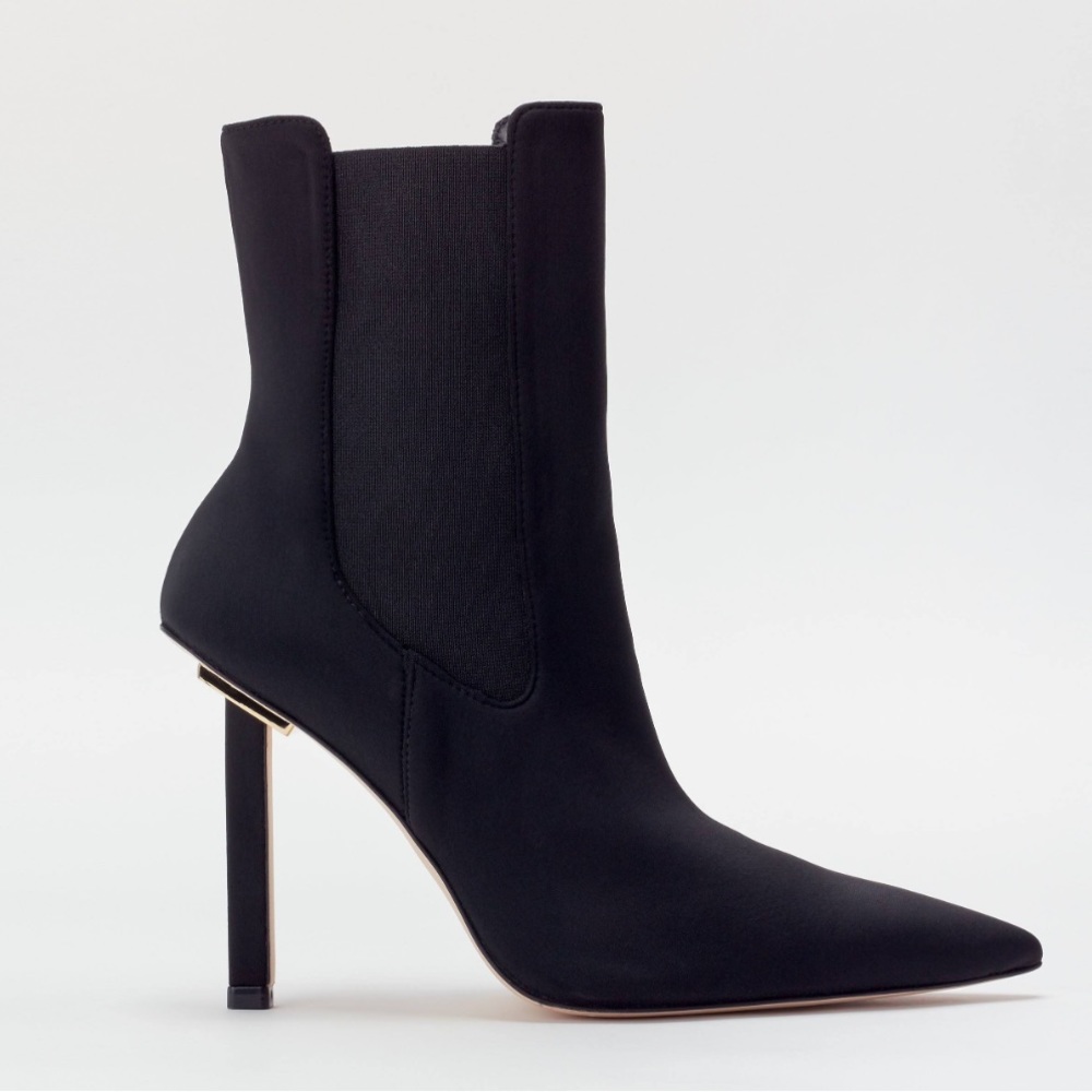 Good American - High Kickstand Boots - Neoprene Black
